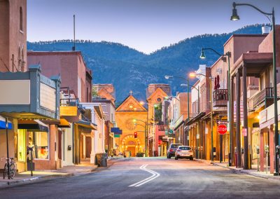 Image of downtown Santa Fe New Mexico